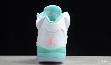JORDAN AIR 5 440892-100 RETRO 'LIGHT GS AQUA' 0620